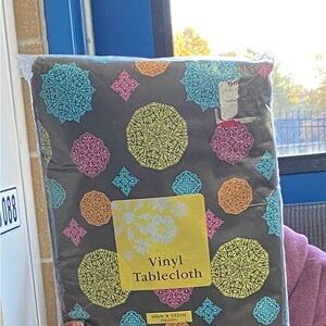 Colorful Vinyl Tablecloth